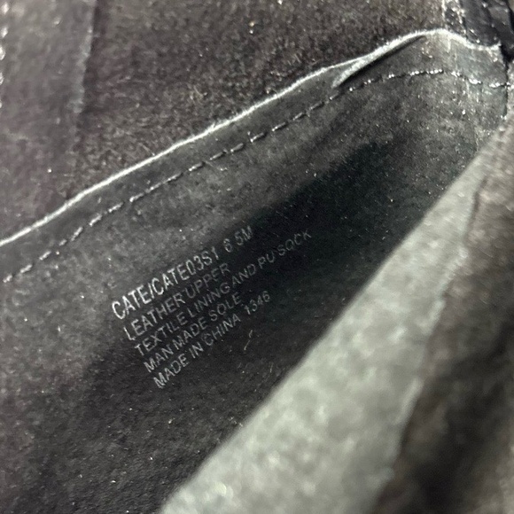 Steve Madden Womens 6.5 Cate Black Croc Ankle Boot Suede Pointed Toe - Picture 6 of 7